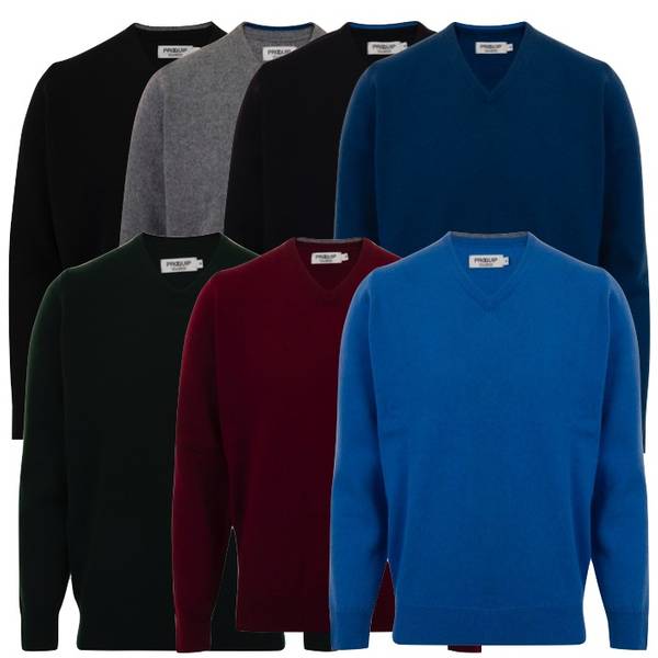 ProQuip Mens Lambswool V Neck Golf Sweater